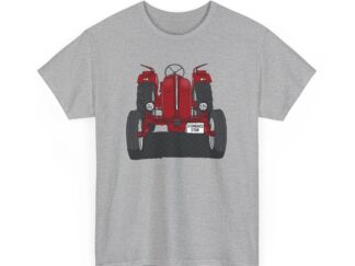 T-Shirt, PORSCHE DIESEL STANDARD STAR, Strichzeichnung, Rot, Wunschkennzeichen möglich