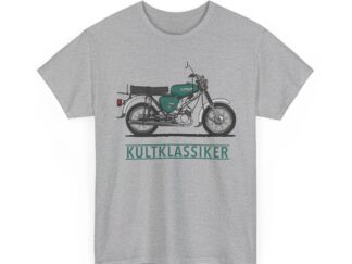 T-Shirt, Simson S51, Strichzeichnung, Grün, Schriftzug KULTKLASSIKER