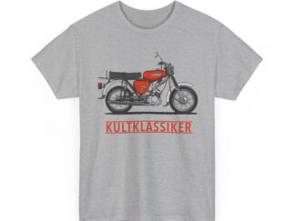 T-Shirt, Simson S51, Strichzeichnung, Rot, Schriftzug KULTKLASSIKER