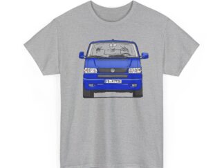T-Shirt, VW T4 GP, Bulli, Strichzeichnung, Blau, FB M 7720