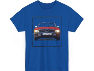 T-Shirt, Mercedes SL R107 - Vorder- und Rückseite bedruckt, HN CC 681H