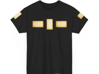 T-Shirt,  Symbole „Rechteck 1“, Vierseitiger Druck
