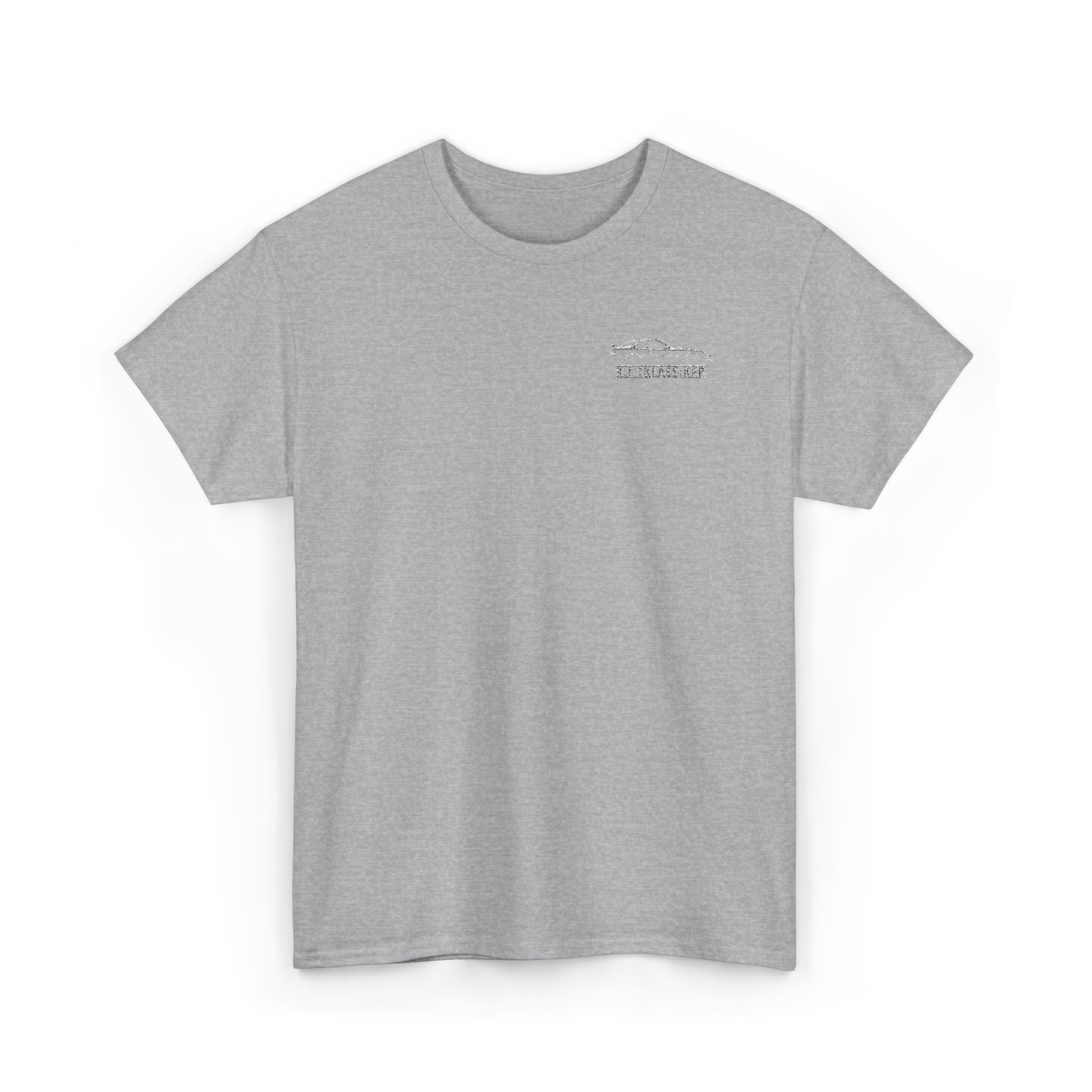 T-Shirt, Stickerei links, Porsche 968 Coupe, Text KULTKLASSIKER, Weiße Schrift – Bild 4