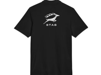 Polo-Shirt, Triumph Stag, edle große Stickerei mit STAG Emblem auf dem Rücken