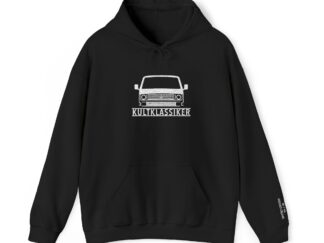 Streng limitiertes Hoodie, nur 50 Exemplare, VW Bus T3, Bulli, Vorderseite und Ärmel edel bestickt
