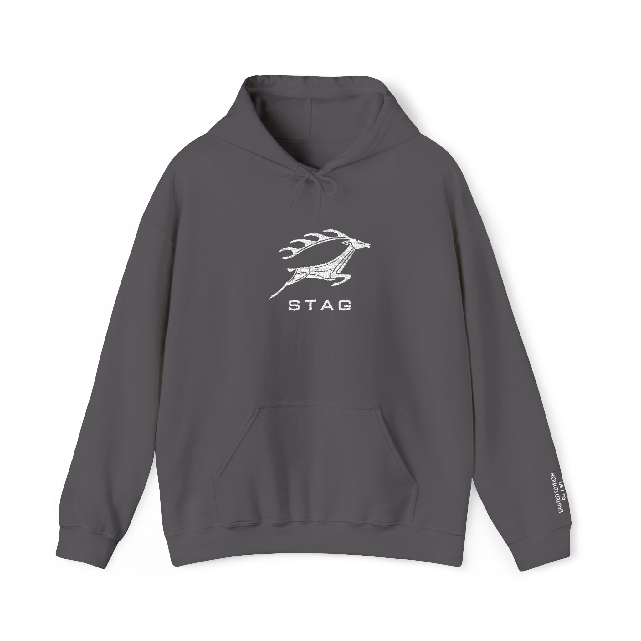 Streng limitiertes Hoodie, nur 50 Exemplare, Triumph Stag Emblem, Vorderseite und Ärmel edel bestickt – Bild 19