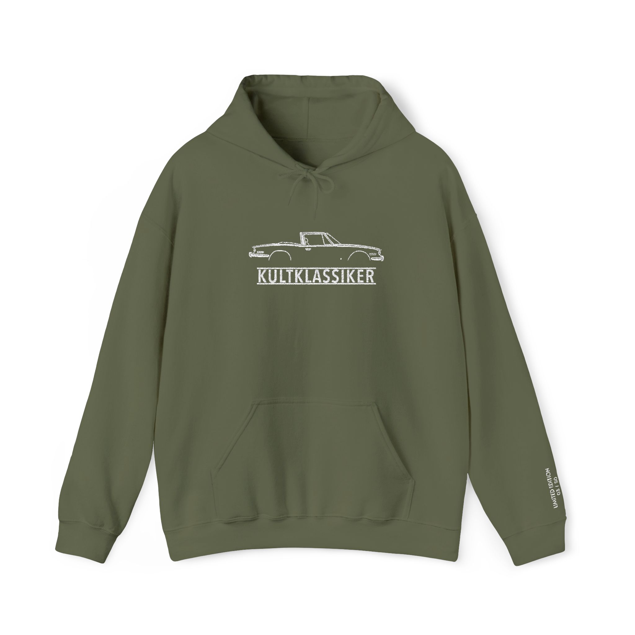 Streng limitiertes Hoodie, nur 50 Exemplare, Triumph Stag, Vorderseite und Ärmel edel bestickt – Bild 15