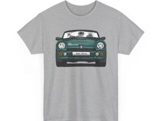 T-Shirt, MG RV8, Strichzeichnung, Grün
