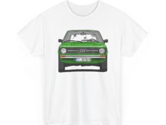 T-Shirt, Audi 50, Strichzeichnung, Cliffgrün, EI AO 50 H